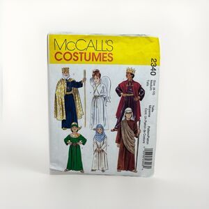 McCall's Pattern 2340 Children's Biblical Costumes Size 8-10 Mary King Shepherd